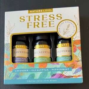 NATURE LOVE NIB STRESS FREE 100% PURE ESSENTIAL OILS